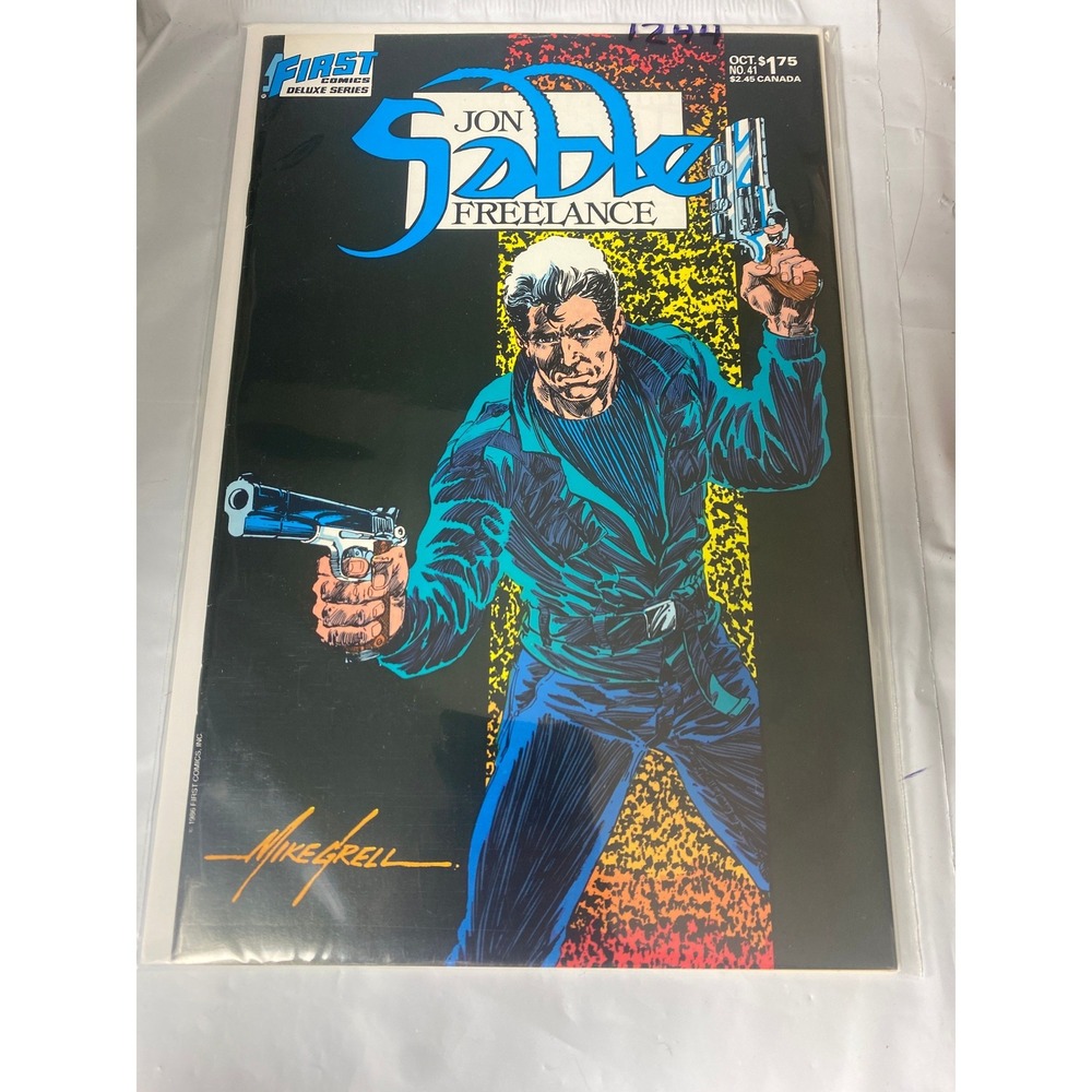 Jon Sable Freelance 41 First Comics Oct 1986‎ Mike Grell Copper Age Comic Book